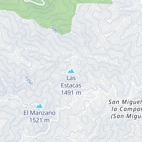 Map of Las Estacas