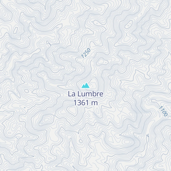 Map of La Lumbre