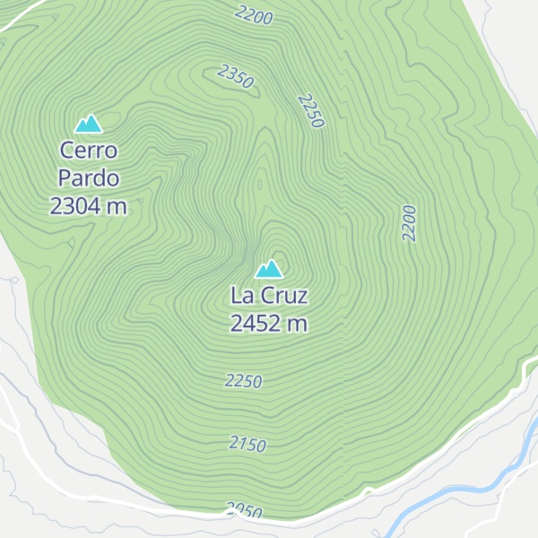Map of La Cruz
