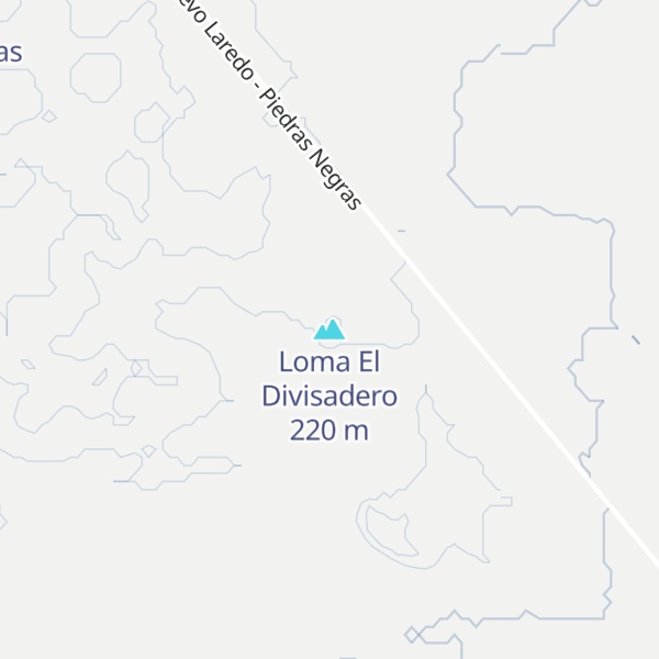 Map of Loma El Divisadero
