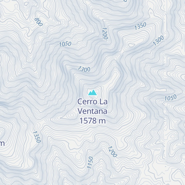 Map of Cerro La Ventana