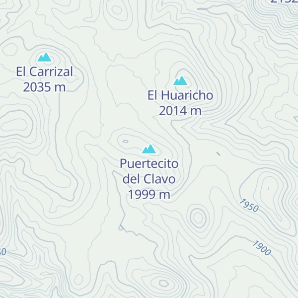 Map of Puertecito del Clavo