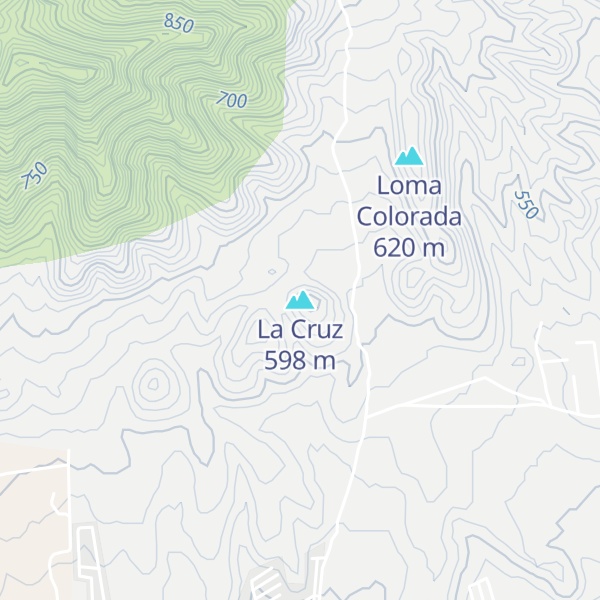 Map of La Cruz