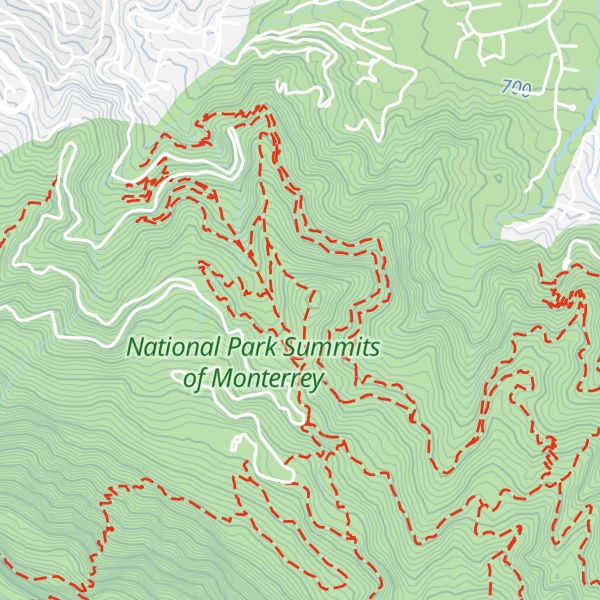 Map of Cerro La Florida