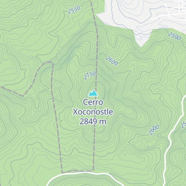 Map of Cerro Xoconostle