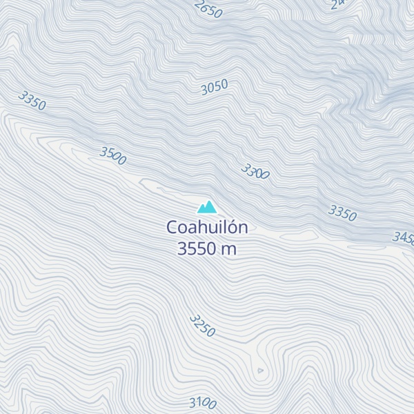 Map of Coahuilón