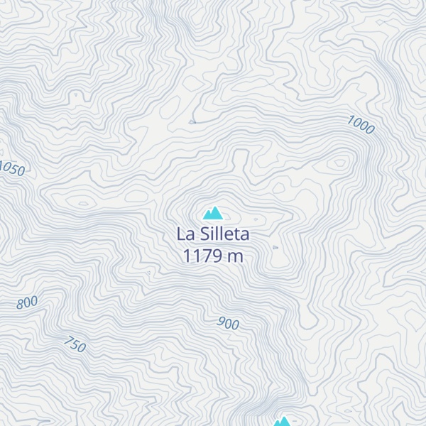 Map of La Silleta
