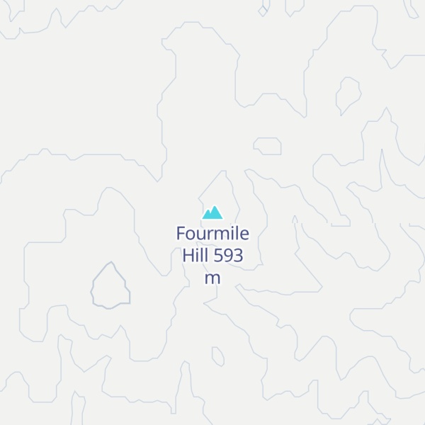 Map of Fourmile Hill