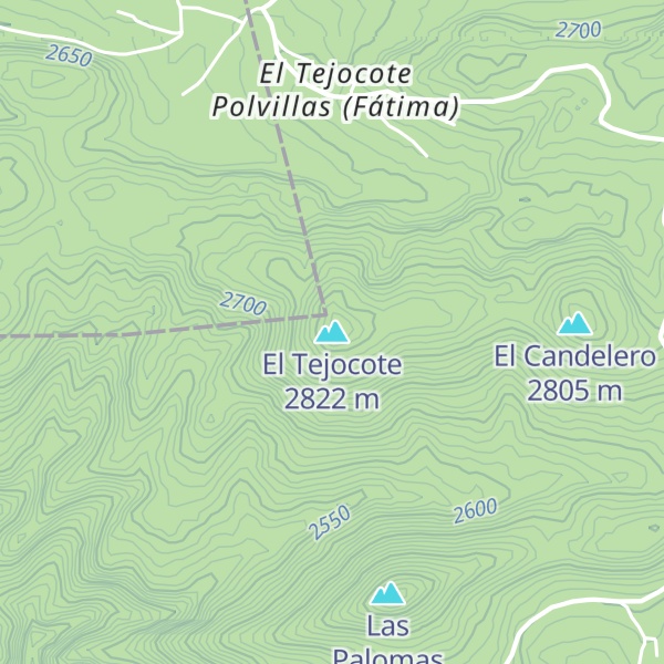 Map of El Tejocote