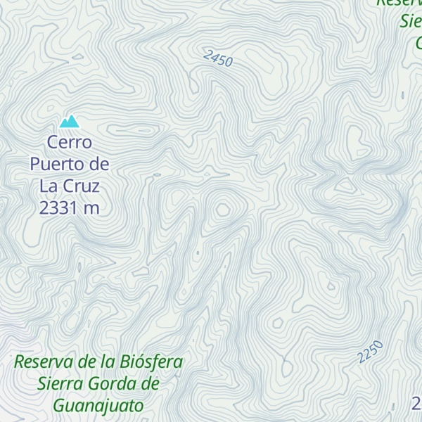 Map of Los Pinos