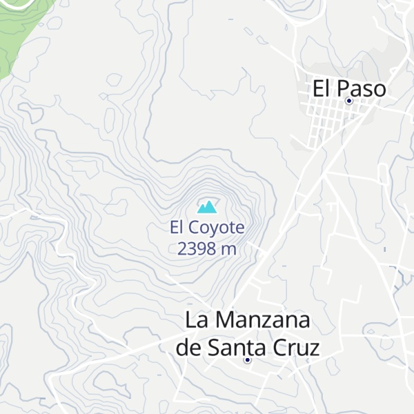 Map of El Coyote