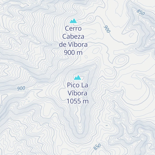 Map of Pico La Víbora