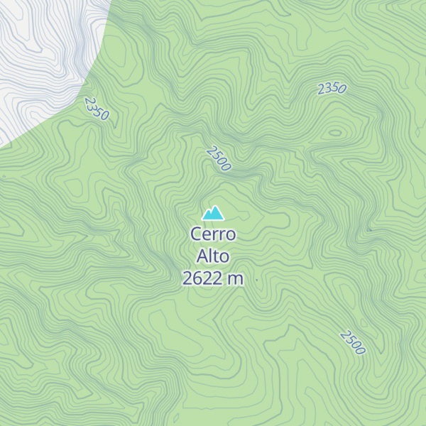 Map of Cerro Alto