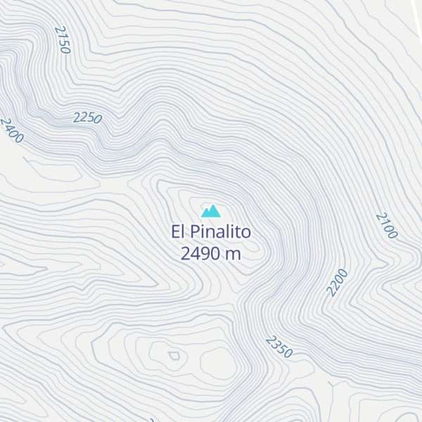 Map of El Pinalito