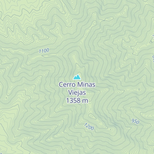 Map of Cerro Minas Viejas