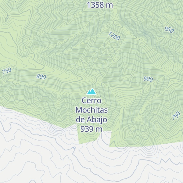 Map of Cerro Mochitas de Abajo