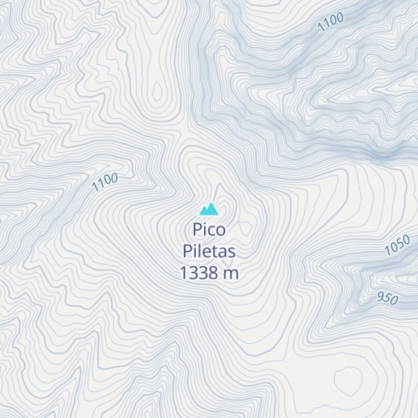 Map of Pico Piletas