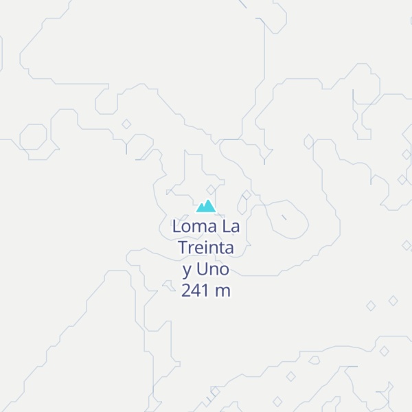 Map of Loma La Treinta y Uno