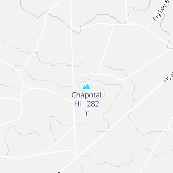 Map of Chapotal Hill