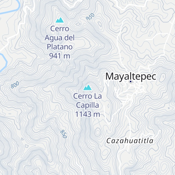 Map of Cerro La Capilla