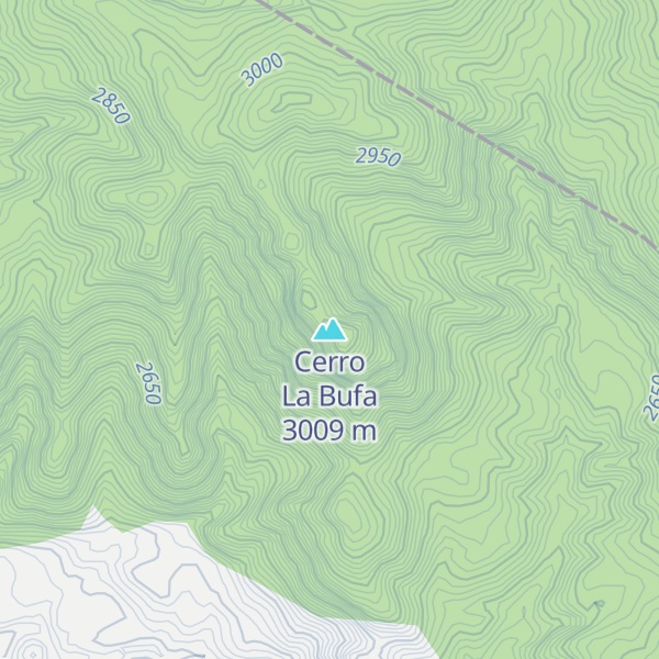 Map of Cerro La Bufa