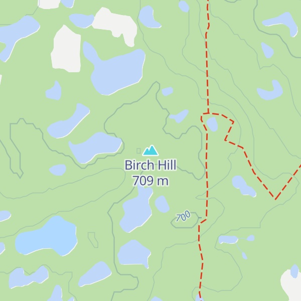 Map of Birch Hill