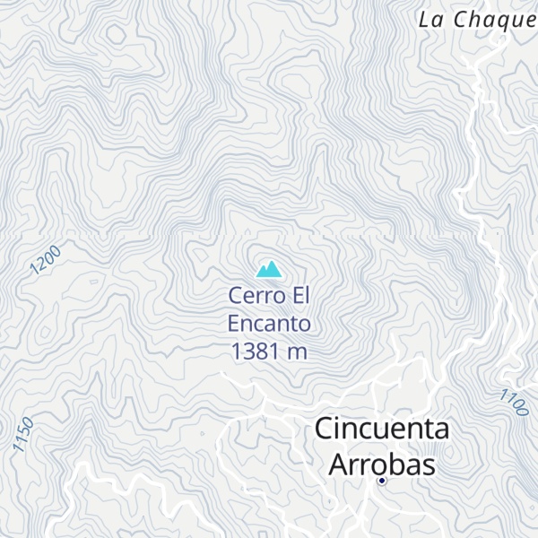 Map of Cerro El Encanto