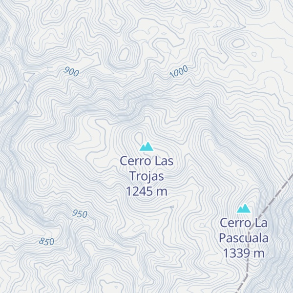 Map of Cerro Las Trojas