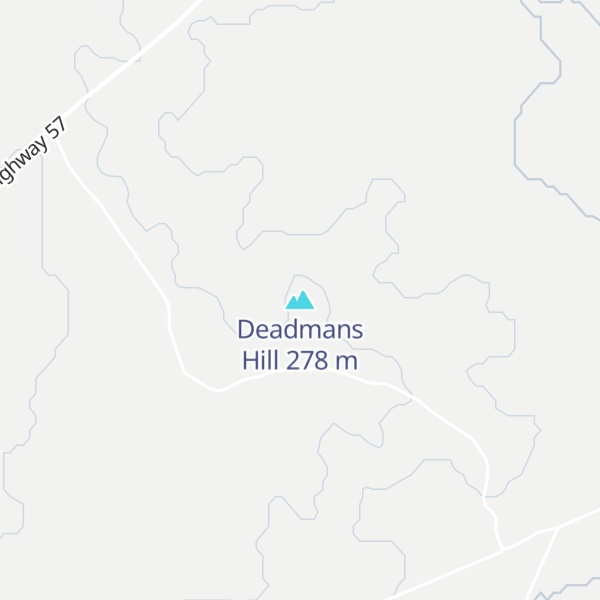 Map of Deadmans Hill