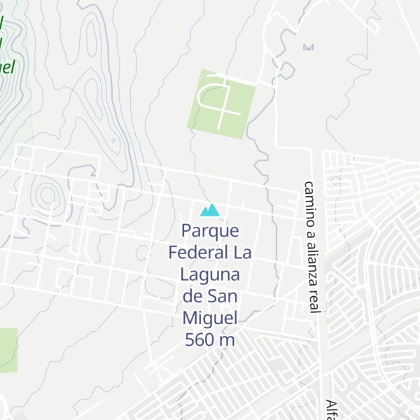 Map of Parque Federal La Laguna de San Miguel