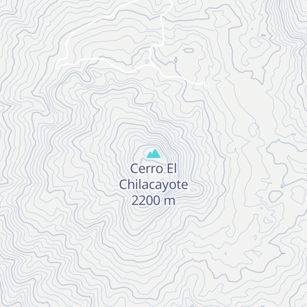 Map of Cerro El Chilacayote
