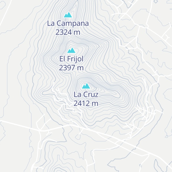 Map of La Cruz