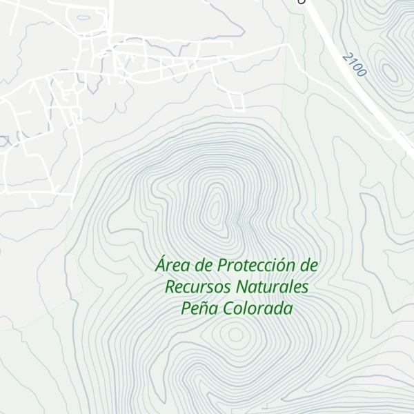 Map of Cerro Rueda Panales