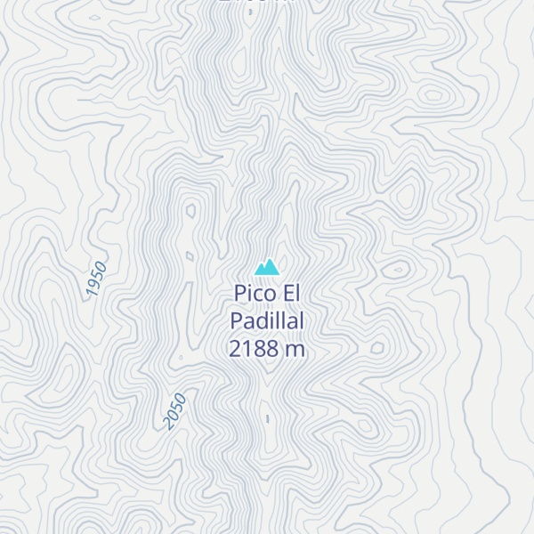 Map of Pico El Padillal