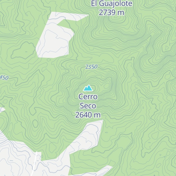 Map of Cerro Seco
