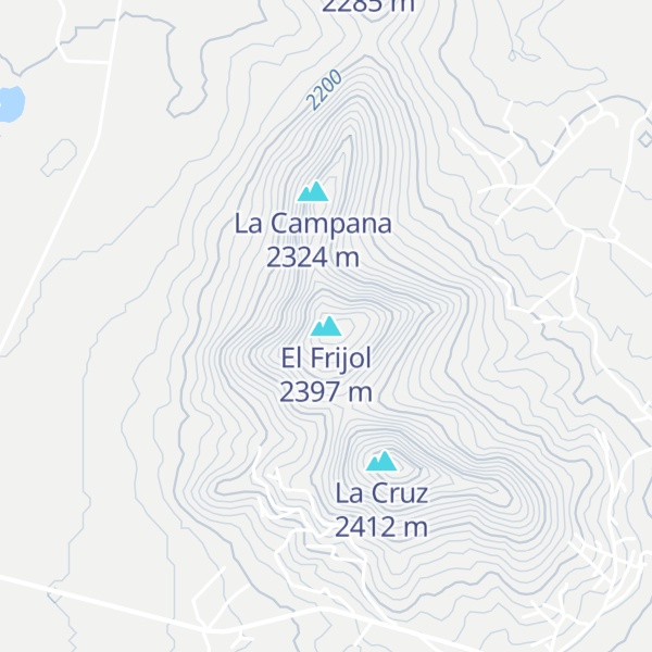 Map of El Frijol