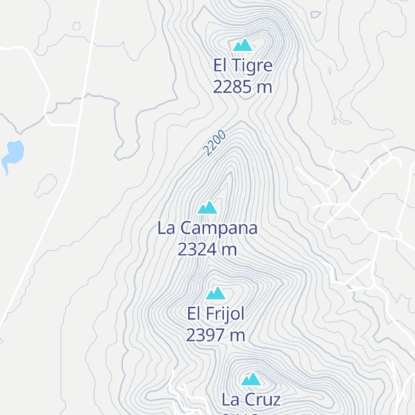 Map of La Campana