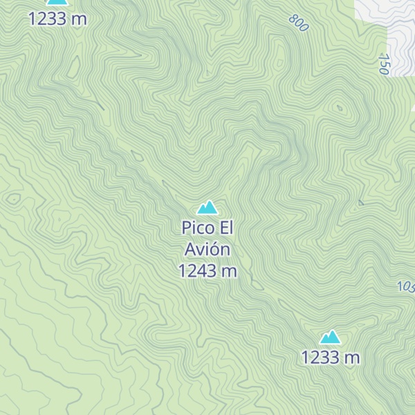 Map of Pico El Avión
