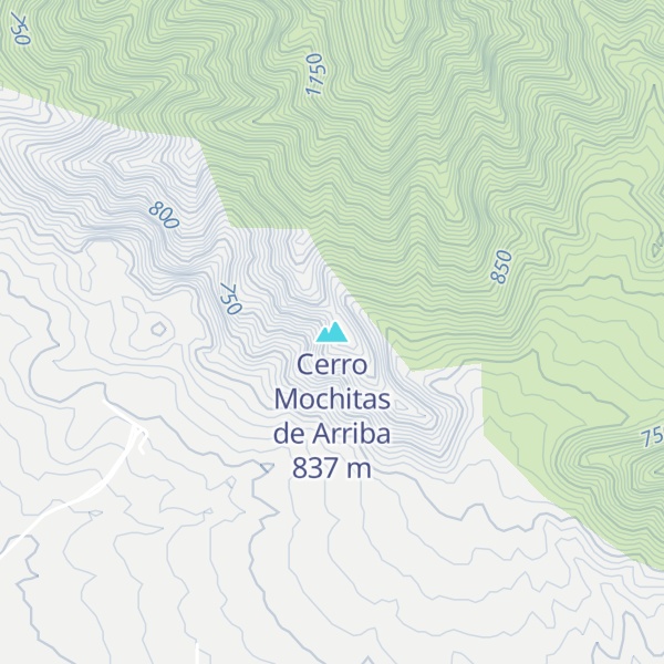 Map of Cerro Mochitas de Arriba