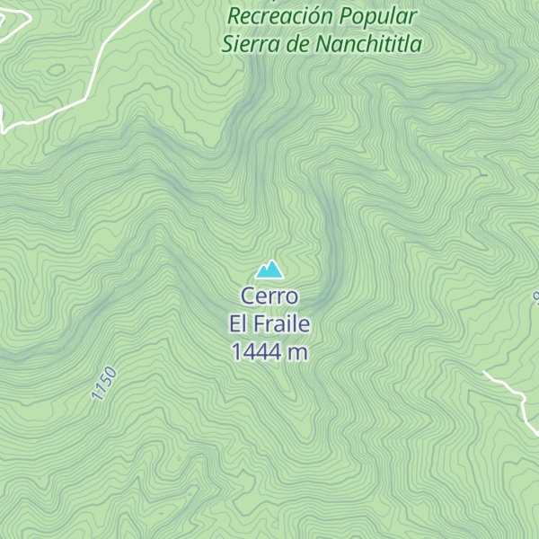 Map of Cerro El Fraile