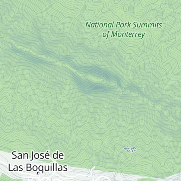 Map of Cerro Doña Vidal