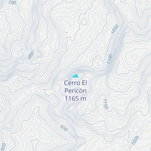 Map of Cerro El Pericón