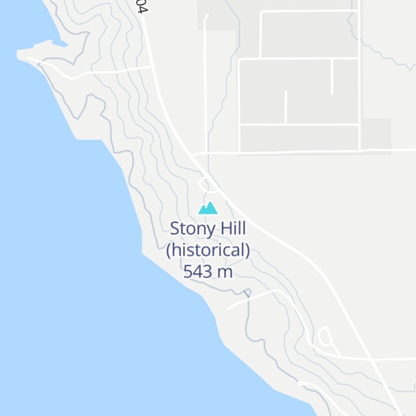 Map of Stony Hill (historical)