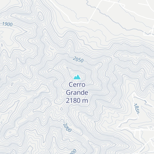 Map of Cerro Grande