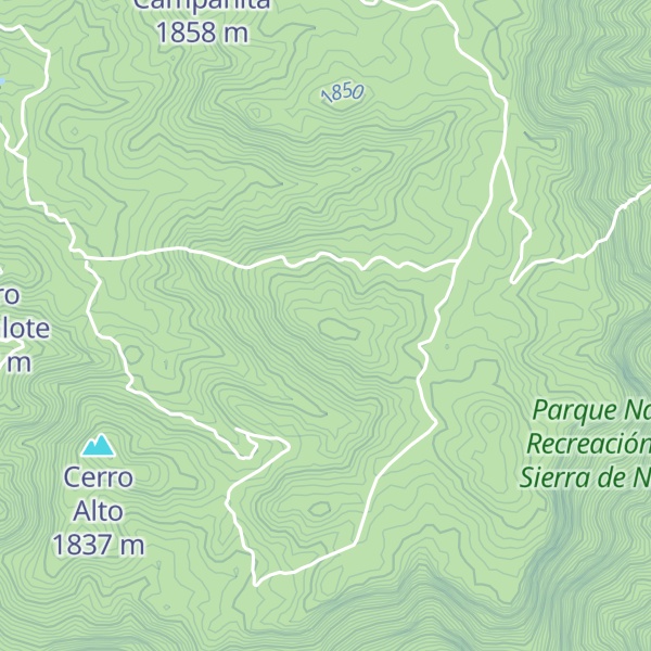 Map of Cerro El Aserradero