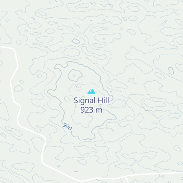 Map of Signal Hill