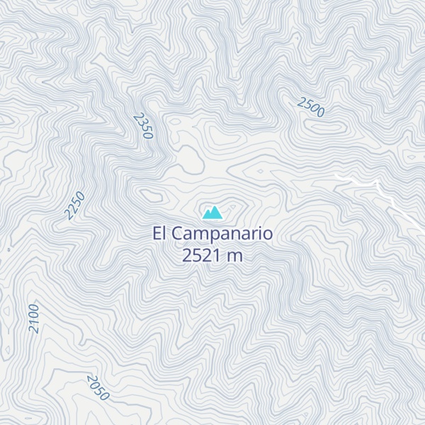 Map of El Campanario
