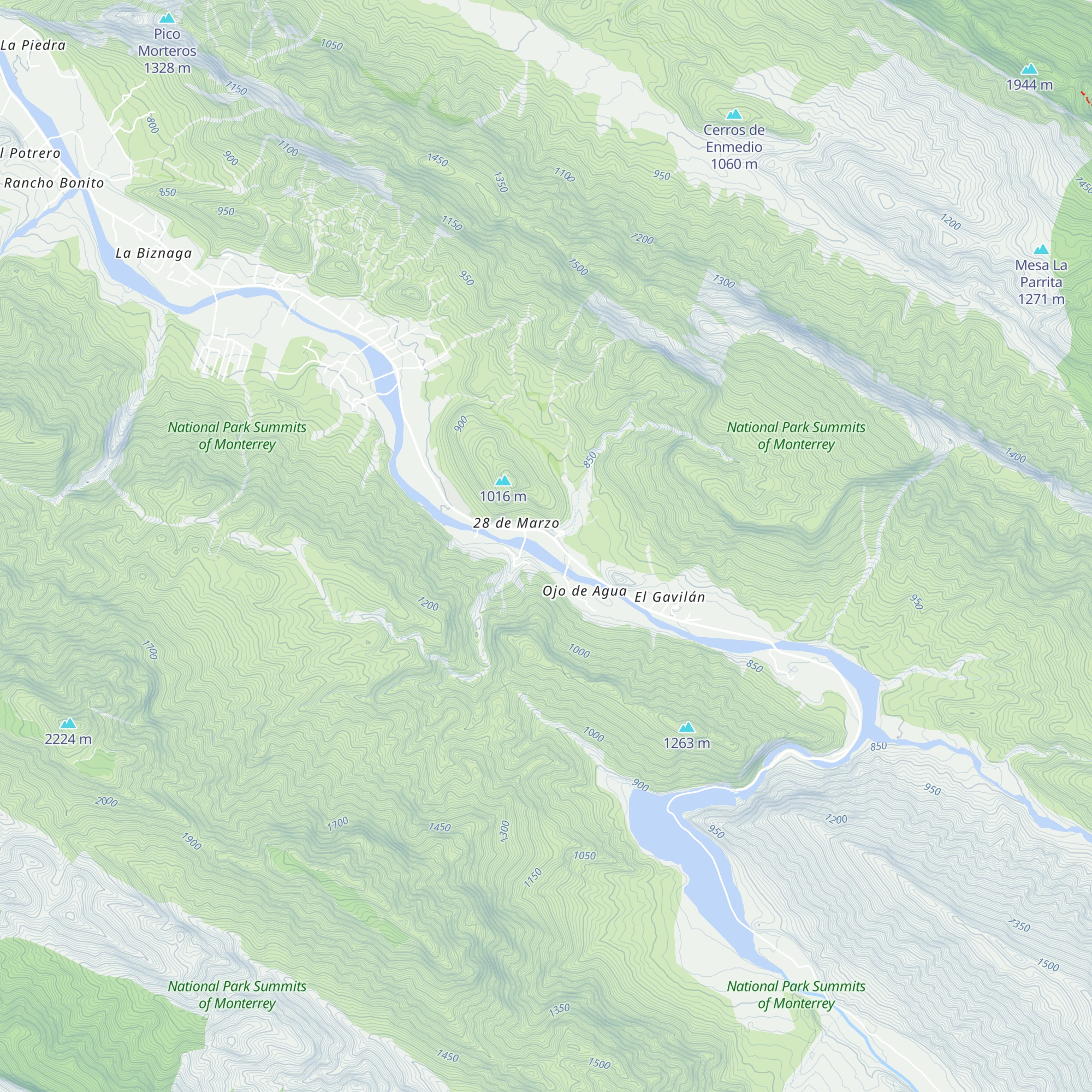 Inicia vereda a La Cueva de la Bestia map