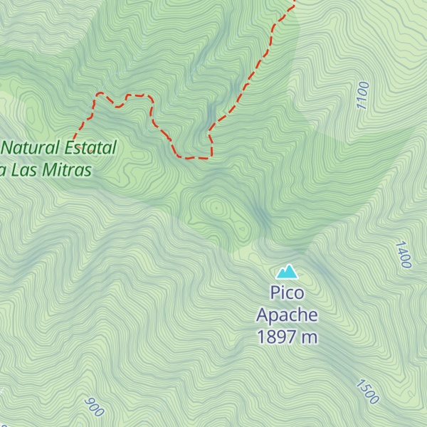 Map of Pico Piloto