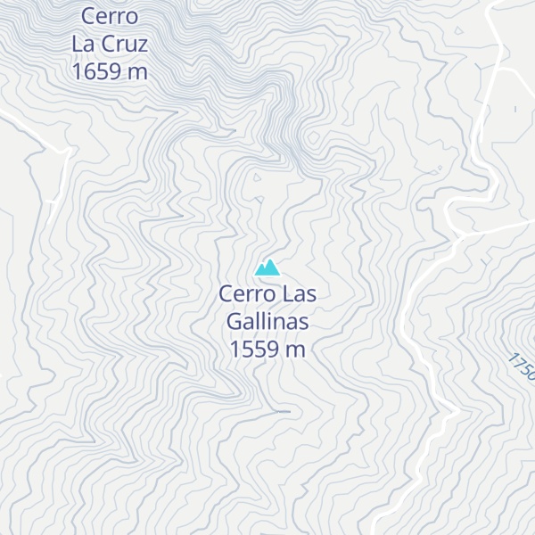 Map of Cerro Las Gallinas